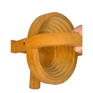 Vintage Wooden Collapsible‎ Basket